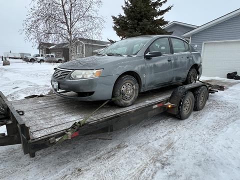 CashFor Cars | Scrap 2005 Saturn Ion on Trailer for Junk Car Removal