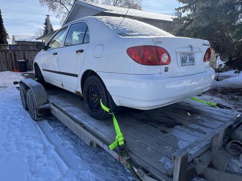 CashFor Cars | Junk Toyota Corolla Ready for Scrap Metal Recycling